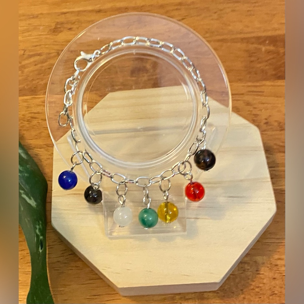 Chakra bead bracelet NEW!!